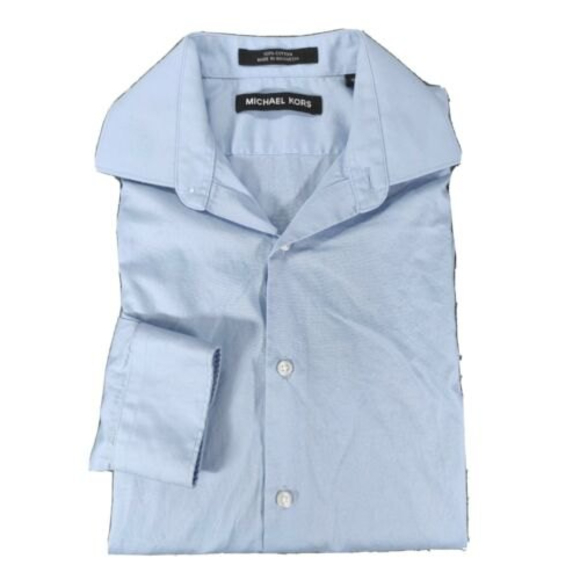 Michael Kors Other - Michael Kors Dress Shirt Size 16  Regular Fit solid baby blue 34/35 Mens